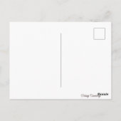 Een Merry Halloween  Retro Black Cat Custom Briefkaart (Achterkant)