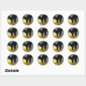 Een Merry Halloween Ronde Sticker (Vel)