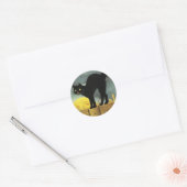 Een Merry Halloween Ronde Sticker (Envelop)