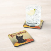 Een Merry Halloween van Ellen Clapsaddle,  Kat Drankjes Onderzetter (Rechterzijde)