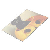 Een Merry Halloween van Ellen Clapsaddle,  Kat Notitieblok (Schuin)