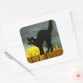 Een Merry Halloween Vierkante Sticker (Envelop)