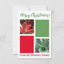 Een 'Merry Kerstmis'-kaartje van Z.