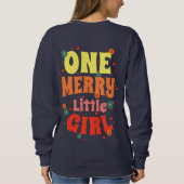 Een Merry Little Girl Overmaatse Sweatshirt (Achterkant)