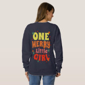Een Merry Little Girl Overmaatse Sweatshirt (Achterkant volledig)