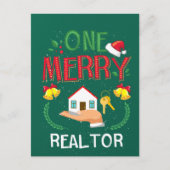 Een Merry Realtor Real Estate Ugly Kerstmis Briefkaart (Voorkant)