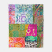 Een Mess Reason, Fleece Blanket, Medium Deken (Voorkant)