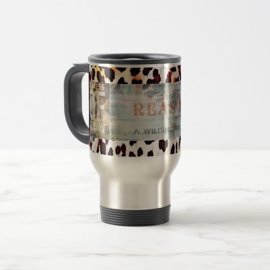 Een Mess Reason Revel Coffee Mug Reisbeker (Voorkant links)