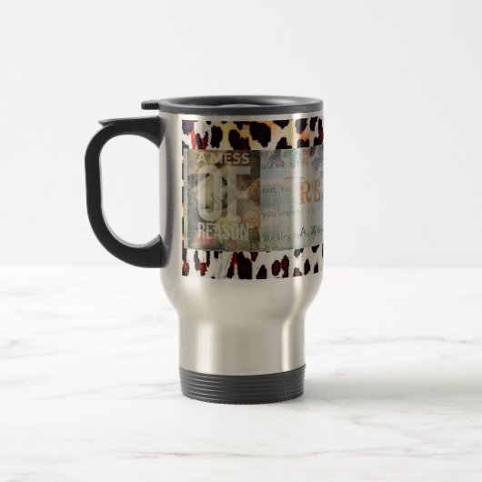 Een Mess Reason Revel Coffee Mug Reisbeker (Links)