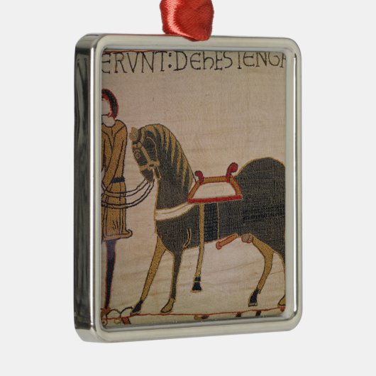 Een Messenger brengt nieuws van Harold naar Willia Metalen Ornament (Rechts)