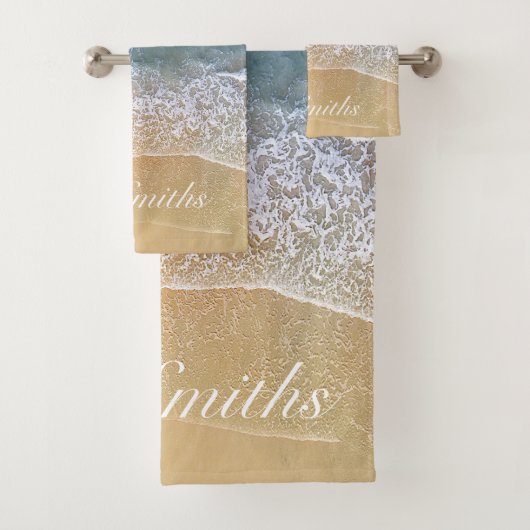 Een met de Beach Bad Handdoek (Insitu)