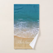 Een met de Beach Bad Handdoek (Handdoek)
