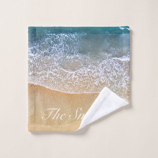 Een met de Beach Bad Handdoek (Wasdoekje)