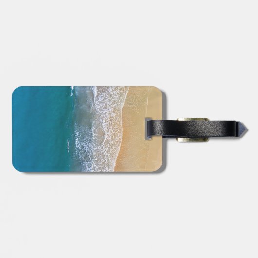 Een met de Beach Bagagelabel (Achterkant horizontaal)