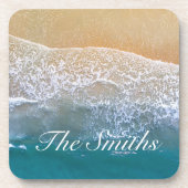 Een met de Beach Bier Onderzetter (Voorkant)