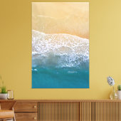 Een met de Beach Canvas Afdruk (Insitu (Woonkamer))