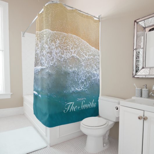 Een met de Beach Douchegordijn (In situ)