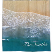 Een met de Beach Douchegordijn (Voorkant)