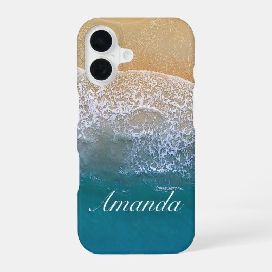 Een met de Beach iPhone 16 Hoesje (Achterkant)