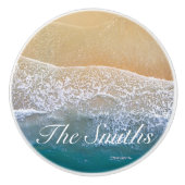 Een met de Beach Keramische Knop (Voorkant)