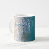 Een met de Beach Koffiemok (Voorkant links)