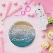 Een met de Beach Papieren Bordje (Feest)