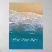 Een met de Beach Poster (Voorkant)