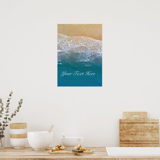 Een met de Beach Poster (Keuken)