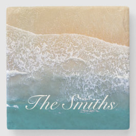 Een met de Beach Stenen Onderzetter