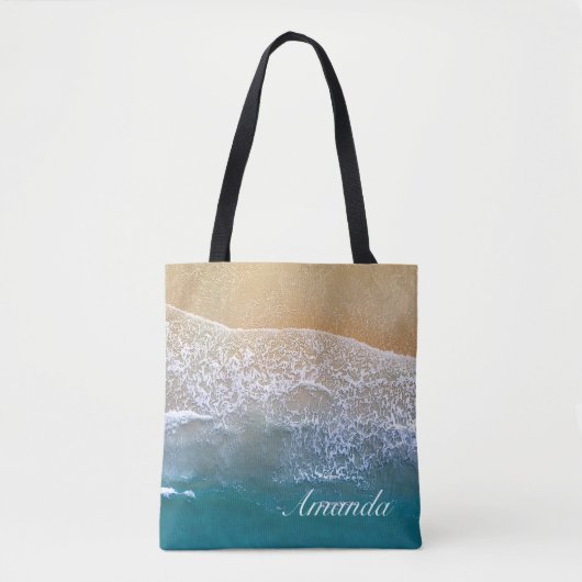 Een met de Beach Tote Bag (Voorkant)