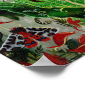 Een met de Bomen Droog Poster (Hoek)