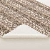 een met de hand getekend etnisch afrikaans stammen sherpa deken (3/4)