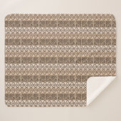 een met de hand getekend etnisch afrikaans stammen sherpa deken (Voorkant (horizontaal))