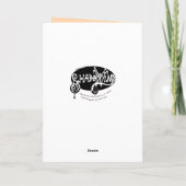 Een met de Herd Waterverf Paarden Kaart (Achterkant)