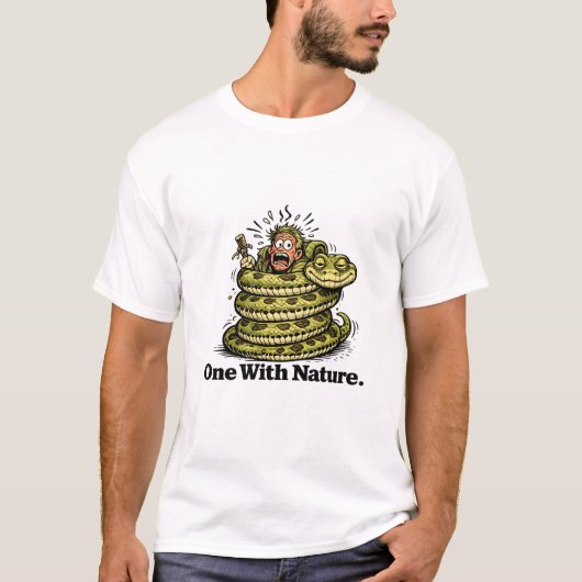 Eén met de natuur t-shirt (Voorkant)