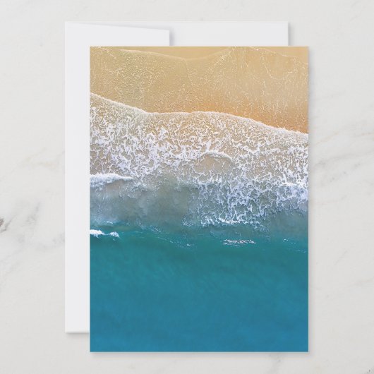 Eén met de strand-dag kaart (Achterkant)