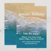 Eén met de strand-dag kaart (Voorkant / Achterkant)