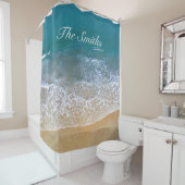 Een met het Beach Shower Curtain Douchegordijn (In situ)