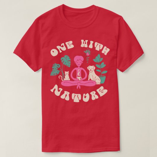 Eén met Natuur T-shirt (Design voorkant)