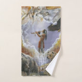 Een met Natuur vredesleiding Bad Handdoek (Handdoek)