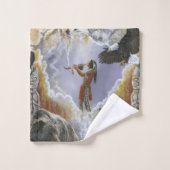 Een met Natuur vredesleiding Bad Handdoek (Wasdoekje)