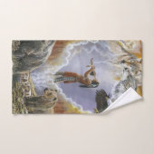 Een met Natuur vredesleiding Bad Handdoek (Handdoek)