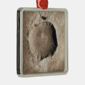 Een meteorietinslagkrater metalen ornament (Rechts)