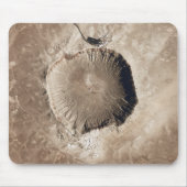 Een meteorietinslagkrater muismat (Voorkant)