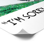 Een meter lezen terwijl een lek wordt gesponnen poster (Hoek)