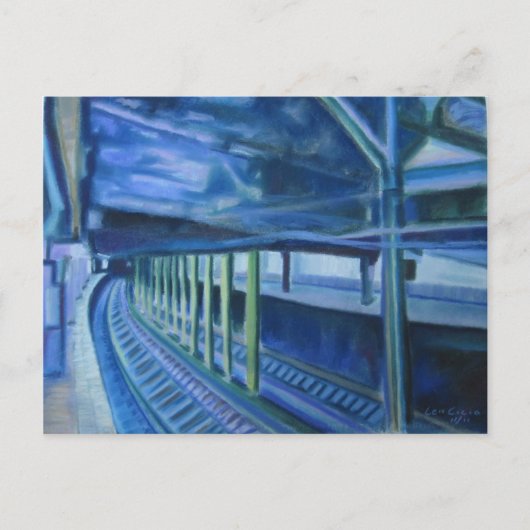 Een metro van Brooklyn Briefkaart (Voorkant)
