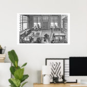 Een meubeleningswerkplaats van de "Encyclop" Poster (Thuiskantoor)