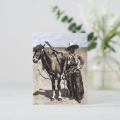 Een Mexicaanse Buccaro in Texas door Frederic Remi Briefkaart (Staand voorkant)