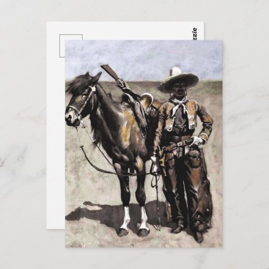 Een Mexicaanse Buccaro in Texas door Frederic Remi Briefkaart (Voorkant / Achterkant)