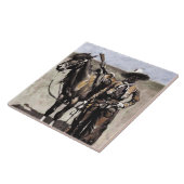 Een Mexicaanse Buccaro in Texas door Frederic Remi Tegeltje (Zijkant)